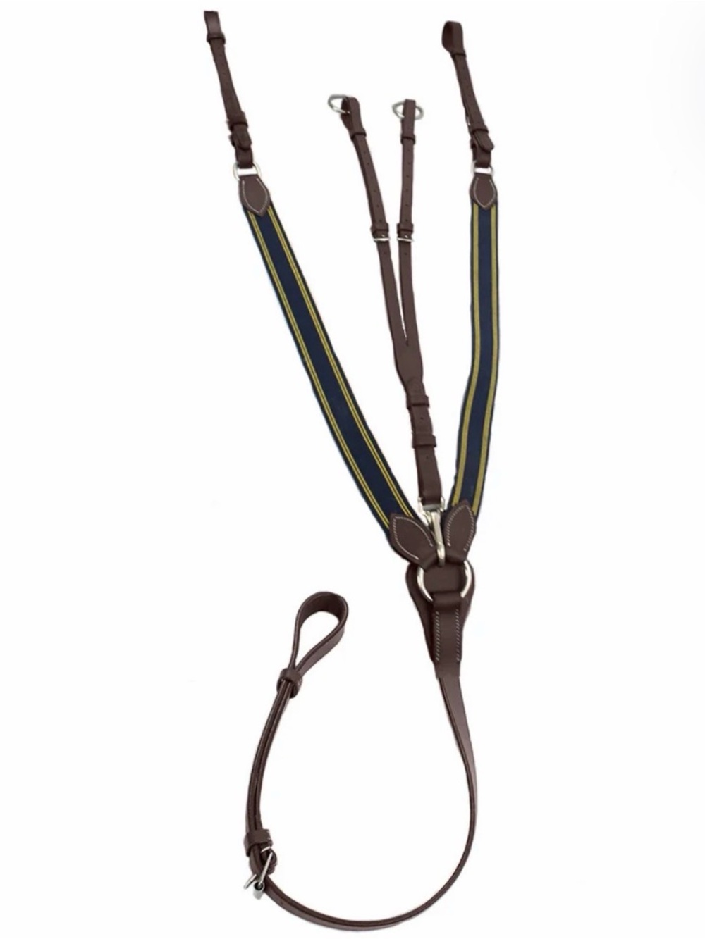 HDR cob brown leather elastic breastplate